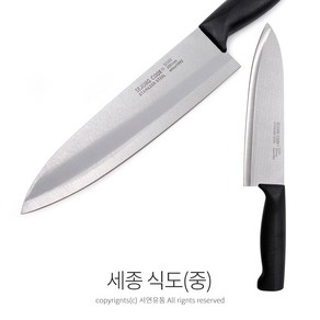 세종 식도(중) 라운드 주방 업소용식도, 1개