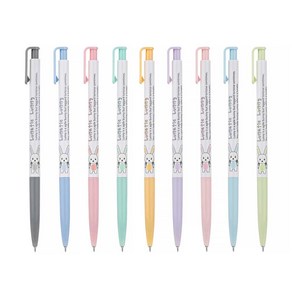 제노 베이비 마이키 볼펜 0.38mm /12개입 1세트, 흑색