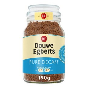 190g 도위 다우에 에그버트 퓨어 디카페인 인스턴트커피 무카페인 커피 Douwe Egberts Pure Decaffeinated Instant Coffee