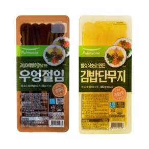 풀무원 김밥단무지 400g 1개+우엉절임 180g 1개