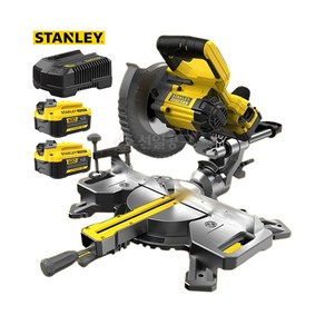 스탠리 충전 슬라이딩 각도절단기 7인치 SCM701M2 20V 4.0Ah, 1개