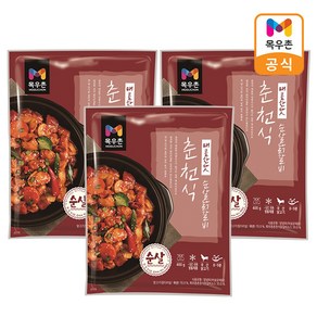 목우촌 춘천식 순살 닭갈비 400gx3개, 3개, 400g