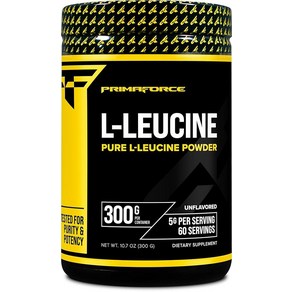 Pimafoce L-Leucine (300g  60회분) - 순수 L-루신 파우더 1회 제공량당 5g, 1개