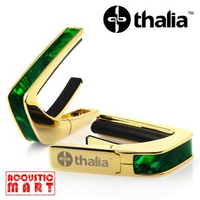 Thalia 탈리아 카포 24K 골드 Capo with Geen Angel Wing Inlay / 24k Gold CG200, 1개