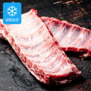 [바른밥상] 돼지 쪽갈비 등갈비 바베큐용 부드러운 찜갈비, 1개, 1kg