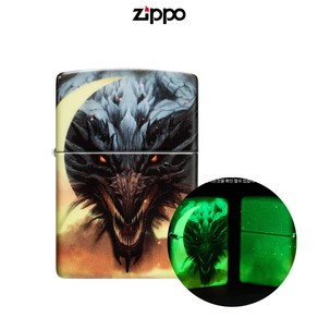 ZIPPO 48934 DRAGON GLOW 지포 드래곤 라이터 야광 오일 방풍 용 휴대용 고급 남친 애인 선물 흡연 파이어 불 스모킹 미니 EDC 한강사