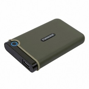 [Tanscend] 외장HDD StoeJet SJ25M3E 충격방지 [USB3.1] [1TB/밀리터리그린], 1, 단일 모델명/품번