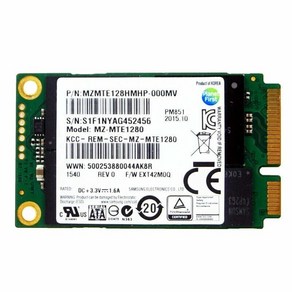 저렴한 정품 삼성 PM851 mSATA 내장 SSD 1.8 인치 Nvme 솔리드 스테이트 드라이브, 02 256GB, 1개