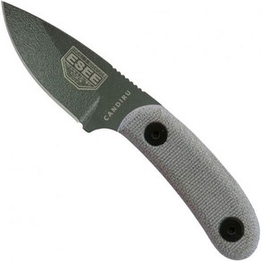 ESEE 나이프 Candiu 캠핑 야외용 다용도 칼 칼집포함, Gey Micata Handle/OD Blade/B, 1개