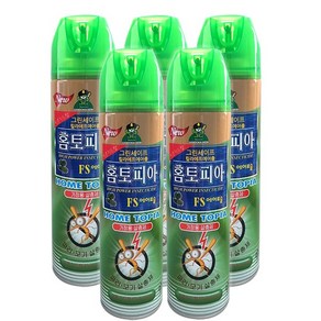 산도깨비 홈토피아 모기 파리 에어로솔 피톤치드향 400mL, 5개