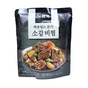 백종원 본가] 소갈비찜 500g x 4팩