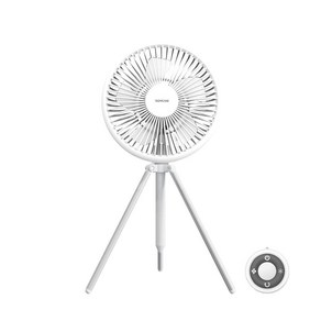 로이체 아웃도어 분리형 삼각대 LED 조명 데스크 선풍기 RDC-500, RDC-500(화이트)