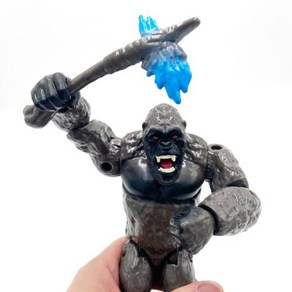 스컬크롤러 영화 해골 섬 크롤러 이동식 모델 몬스터 킹콩 대 고질라 PVC 어린이 16cm, 2) B King Kong, 1개