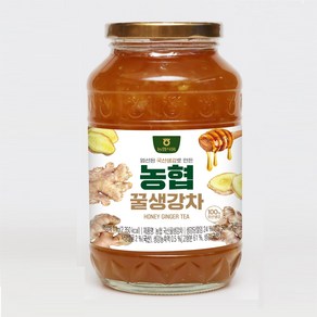 유자차 1kg/꿀생강차1kg [고흥두원농협 국산100 뀰 유자차/꿀생강차] 엄선된 고흥유자 국산생강100, 1kg, 1개, 1개입, 생강차