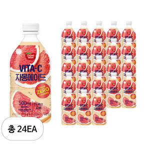 동원 비타C 자몽에이드 음료, 500ml, 24개