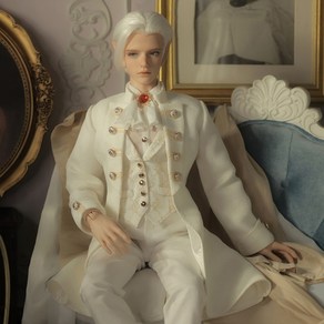 [이쿱] 68cm SD 레트로 유럽 남자 구체관절 인형 BJD 구관, 구관 인형만 (일반 메이크업), 1개