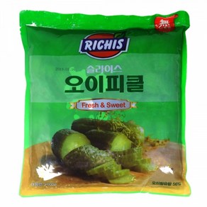 리치스 슬라이스 오이피클 파우치, 2개, 3kg