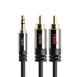 리버네트워크 NEXI(넥시) NX-1S2R-020 NX945 스테레오 to RCA 2선 케이블 (2M), 선택하세요, 1개