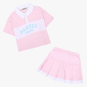 [신디키즈] 파스텔 카라티+스커트 SET CIRT23403_쇼핑점