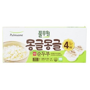 풀무원 몽글몽글 순두부 450Gx4개 (신선식품), 4개, 450g