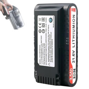 21.6V 3500mAh 교체용 진공 청소기 리튬 이온 배터리 삼성 호환 제트 90 75 펫 무선 스틱 VCA-SBT90 XAA, 1개