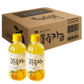 고흥특산 최상품 100% 국산 고흥 유자차, 20개, 340mg