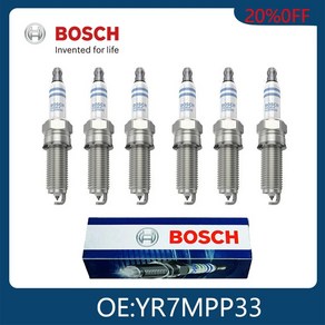 BOSCH 자동차 플래티넘 점화 플매트 카펫 매트 러그 0242135509 YR7MPP33 메르세데스 벤츠호환호환 액세서리 6 개, [01] BOSCH-0242135509-6