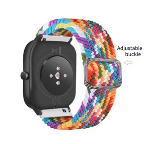 Xiaomi Huami Amazfit Bip U Po GTS 3 Bip S GTS 2 Mini GTR 42mm amazfit gts 2 3 스트랩 스마트 팔찌 용 20mm 밴드, Rainbow