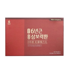 광동 6년근 홍삼보력환, 225g, 1박스