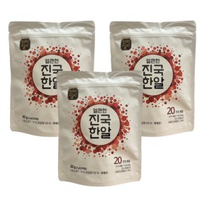 천하일미 얼큰한 진국 한알 (2g x 20ea)3팩/M, 3개, 60g