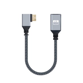 HDMI to MINI HDMI v2.0 꺽임 젠더 BD836