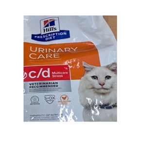 힐스 캣 고양이 처방사료 cd c/d 유리너리 스트레스 1.5kg, 1개