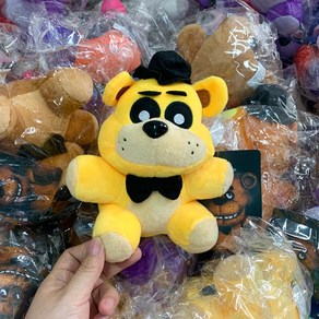 프레디의피자가게 인형 18cm FNAF 프레디의 밤 프레디 플러시 장난감 인형 Kawaii Bonnie Chica 골든 폭시 소프트 Plushie Toys 어린이를위한 깜짝 선물, 015, 1개