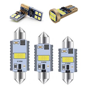 7G 자동차 LED 실내등 차량용 T10 28mm 31mm 36mm 41mm, 1개