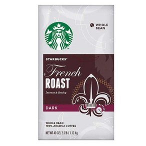 스타벅스 프렌치 로스트 홀빈커피 Starbucks French Roast Whole Bean Coffee 1.13kg