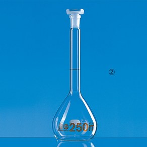 메스 용량 플라스크 Batch 보증서 포함 / Volumetric Flask Class A BLAUBRAND® / 갈색눈금