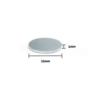 초강력 네오디움 ND 15mmx1mm 원형자석(1개)