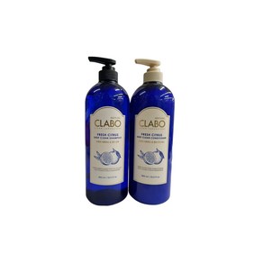 클라보 프레쉬 시트러스 샴푸(블루) 960ml+린스 컨디셔너 960ml+고급헤어샘플, 1개