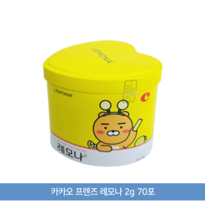 카카오 프렌즈 레모나 2g 70포, 140g, 3개