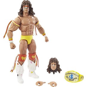 WWE Mattel 얼티밋 워리어 로열 럼블 엘리트 컬렉션 액션 피규어 정품 장비 및 액세서리 포함 15.2cm(6인치) 포즈를 취할 수 있는 수집용 선물 팬을 위한 멀티컬러, WWE Mattel 얼티밋 워리어 로열 럼블 엘리트 컬