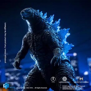 히야토이즈 HIYA 고질라 vs 콩 Godzilla vs Kong 고질라 방사열선 반투명 버전, 1개