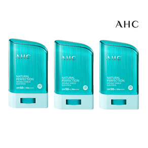 AHC 내추럴 퍼펙션 선스틱 22g SPF50+/PA++++, 3개