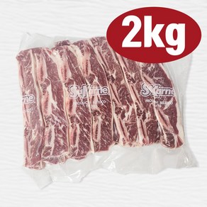 수입산 LA갈비 냉동 꽃갈비 기름제거 멕시코산, 1개, 2kg