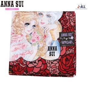 안나수이 손수건 ANNA SUI 베르사유의 장미 콜라보 오스카 & 로잘리 코튼 핑크