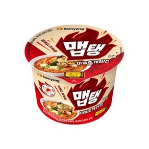 맵탱 큰컵 마늘조개라면 110g, 32개