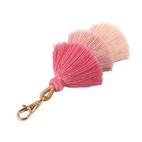 kawaii boho pom pom pom keychains tassel bag 매력 키 체인을위한 키 체인을위한 화려 함.