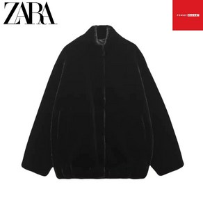 ZARA 자라 페이크 퍼 봄버 재킷 4360252 인조 밍크 자켓 코트