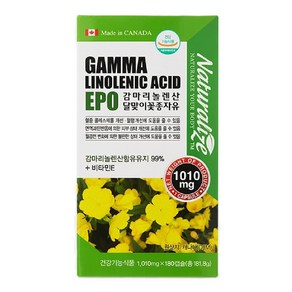 감마리놀렌산 달맞이꽃종자유 EPO 1010mg x 180캡슐 감마리놀렌산 함유유지 비타민E, 1개