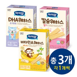 일동후디스 아이얌 웨하스, 36g, 1세트, 딸기+요구르트+바나나