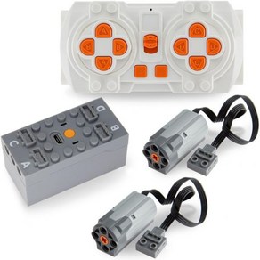 레고테크닉 레고스타워즈 레고프렌즈 파워정품 TEESE 4pcs Technic-Moto Set with Moto-Remote-Contol Battey-Box Compati, 1개